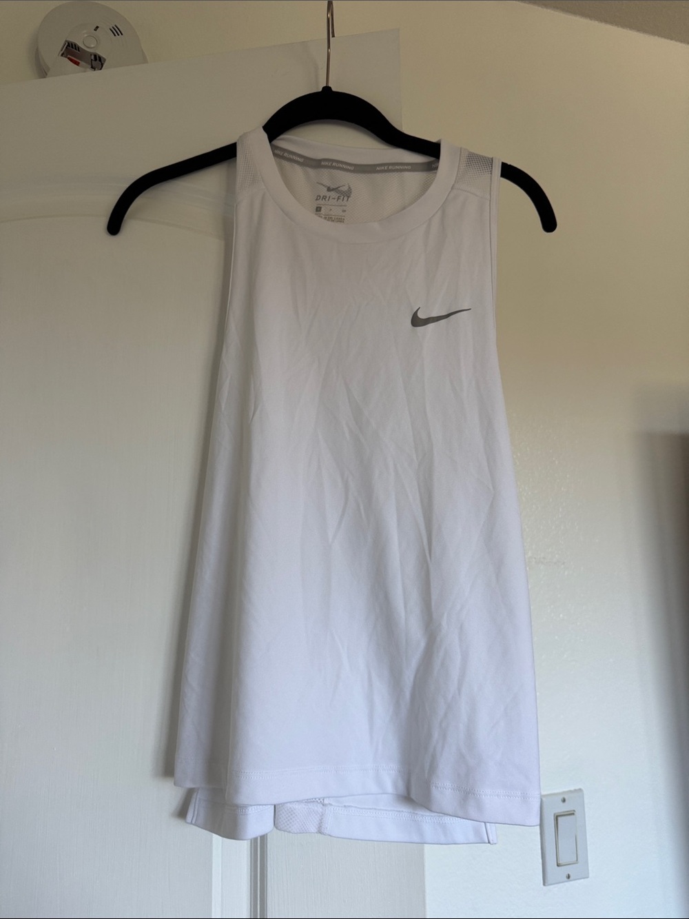 Nike White Women's Dri-FIT Performance Tank Top